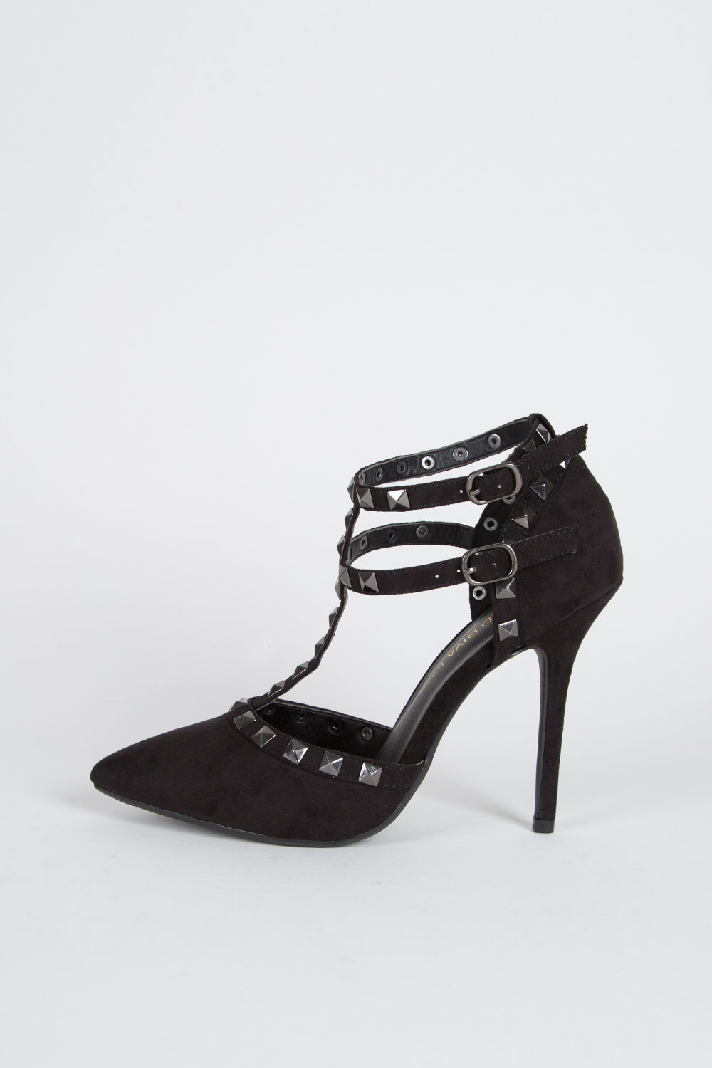 Pointy Studded T-Strap Mary Jane Medium 