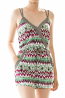 Chevron Zig Zag Pocket Strappy Romper