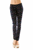 Floral Denim Colored Skinny Fit Jeans
