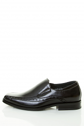 Delli Aldo Men's Perforated Detail Oxford Slip-On Loafer Dress Shoes